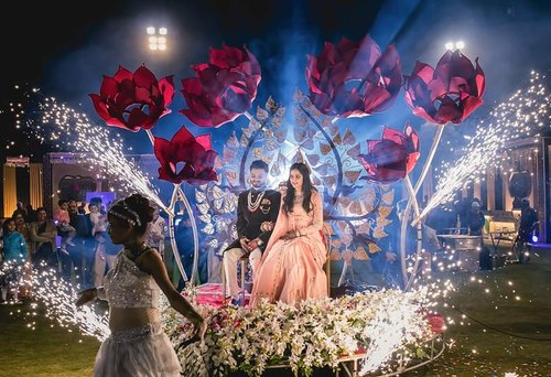best bride groom entry theme chandigarh