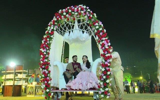 indian bride groom entry theme chandigarh