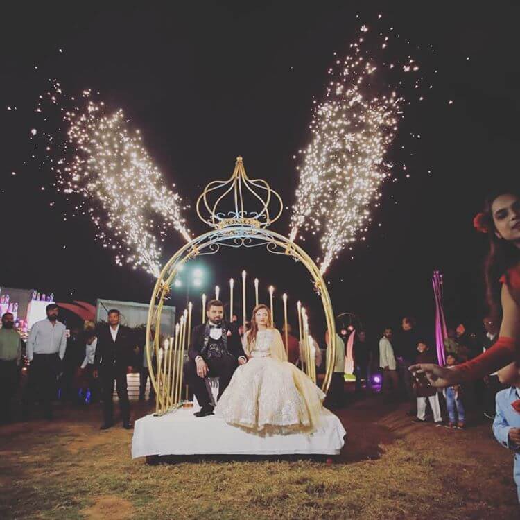 bride groom entry chandigarh
